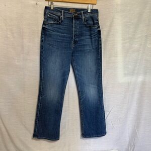 MOTHER The Tripper Flood High Rise Ankle Jeans Sixth Sense Size 30